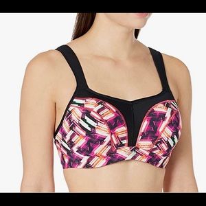 Panache Women's Underwired Sports Bra - Size 34FF - Neon